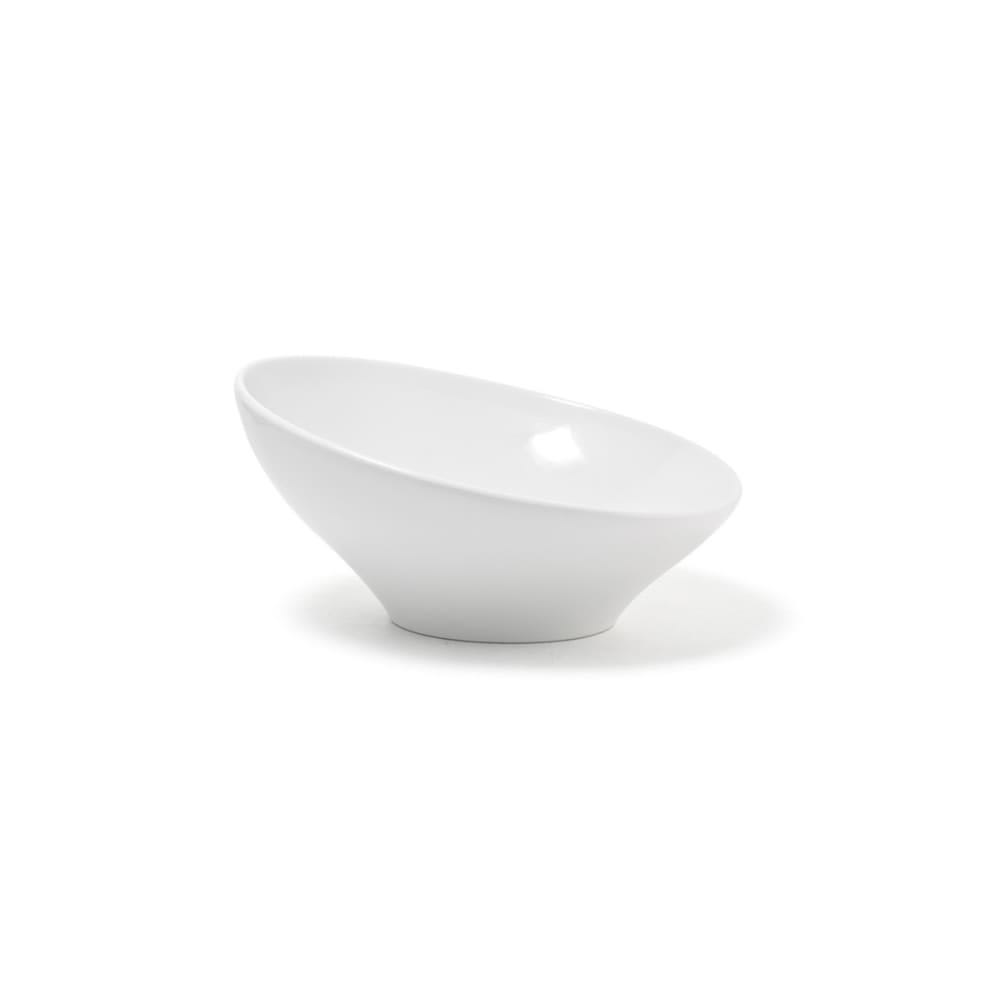 Front of the House 62 oz Round Slanted Bowl - Porcelain, White (BBO020WHP20)
