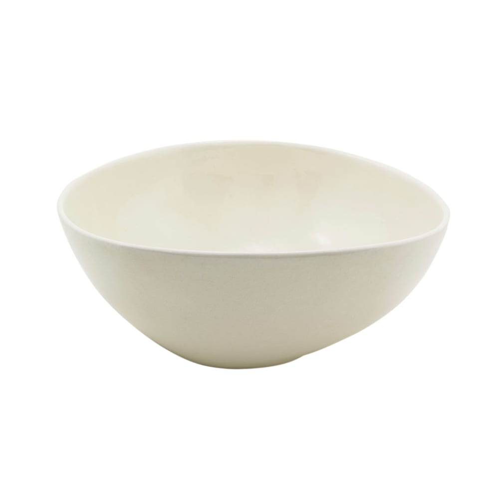 Front of the House 60 oz Round Kiln® Bowl - Porcelain, Vanilla Bean (BBO034BEP20)