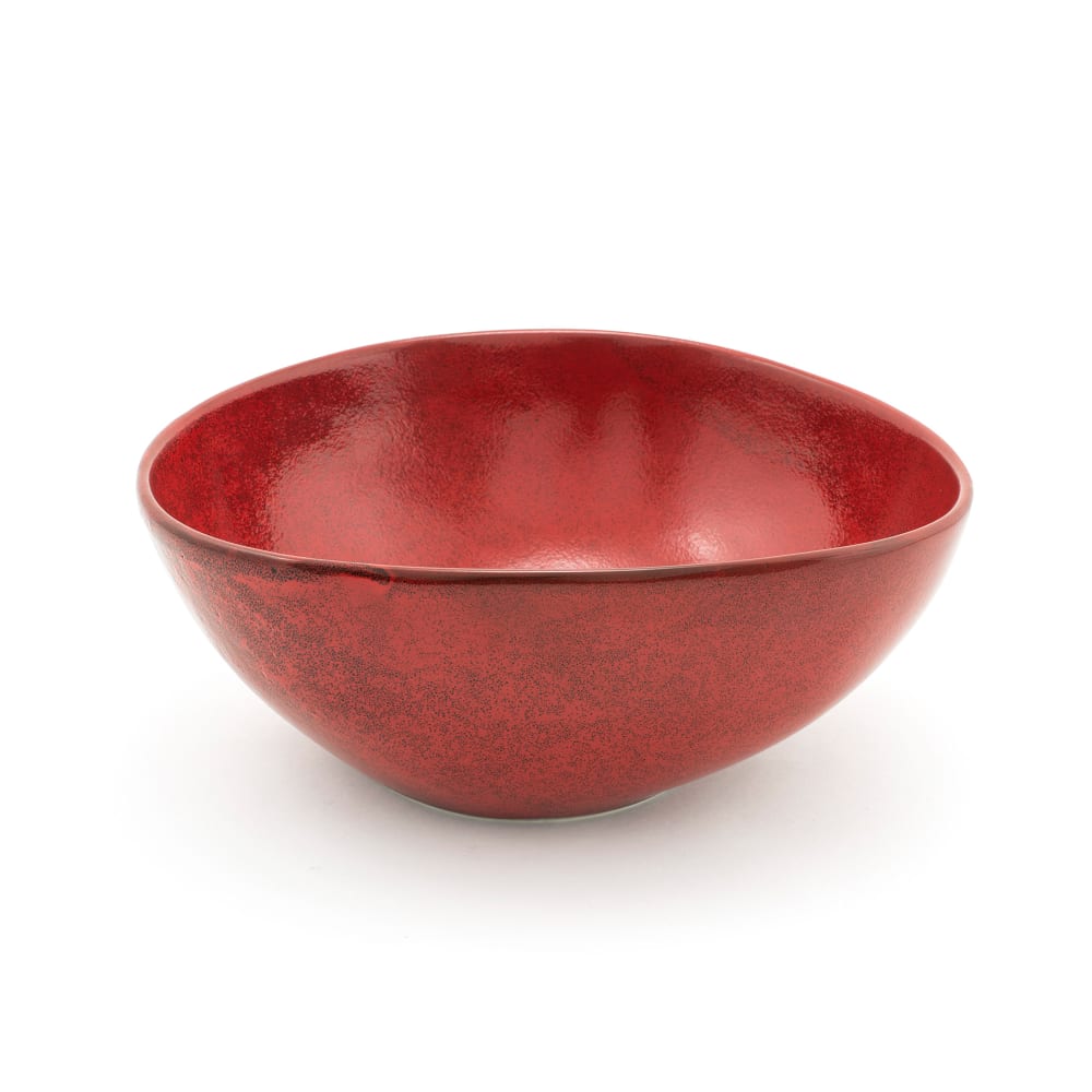 Front of the House 60 oz Irregular Kiln® Bowl - Porcelain, Chili (BBO034RDP20)