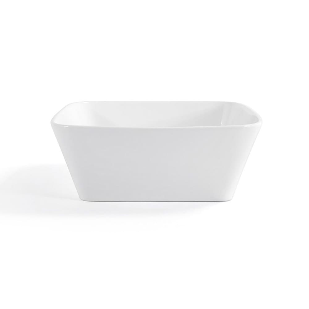 Front of the House 160 oz Square Mod® Bowl - Porcelain, White (BBO039WHP20)