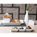 Front of the House Rectangular Display Riser w/ (3) Compartments - 10 3/4" x 3 1/2", Stainless Steel (BHO006BSS12) thumbnail 2