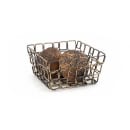 Front of the House 6" Square Wireware™ Basket - Iron, Copper (BHO044GOI22) thumbnail 2