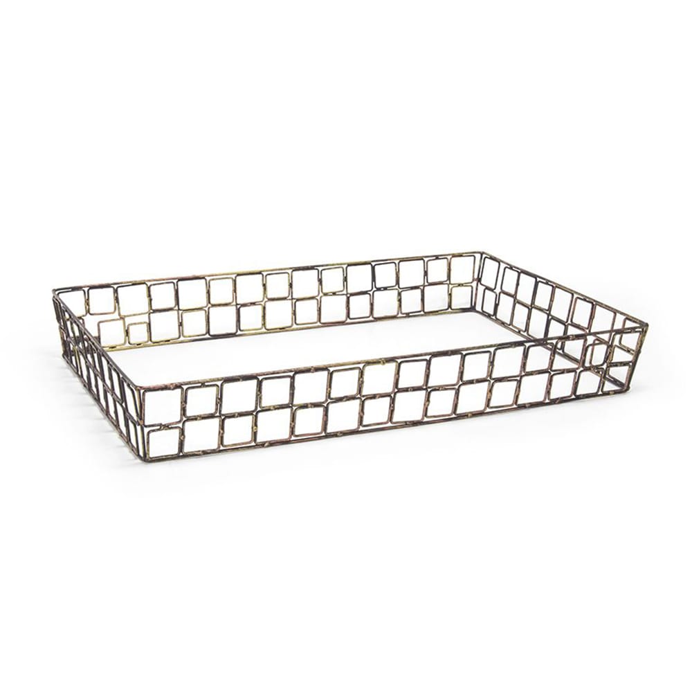 Front of the House Rectangular Ice Housing - 19 3/4" x 12" x 2 3/4", Iron, Copper (BHO050GOI20)