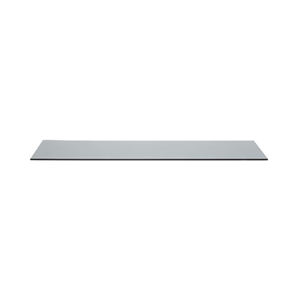 Front of the House Rectangular B³ Buffet Building Blocks® Buffet Board - 36" x 14", Glass, Smoke (BHO056SMG20)