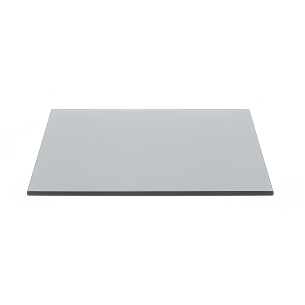 Front of the House Square B³ Buffet Building Blocks® Buffet Board - 14" x 14", Glass, Smoke (BHO057SMG20)
