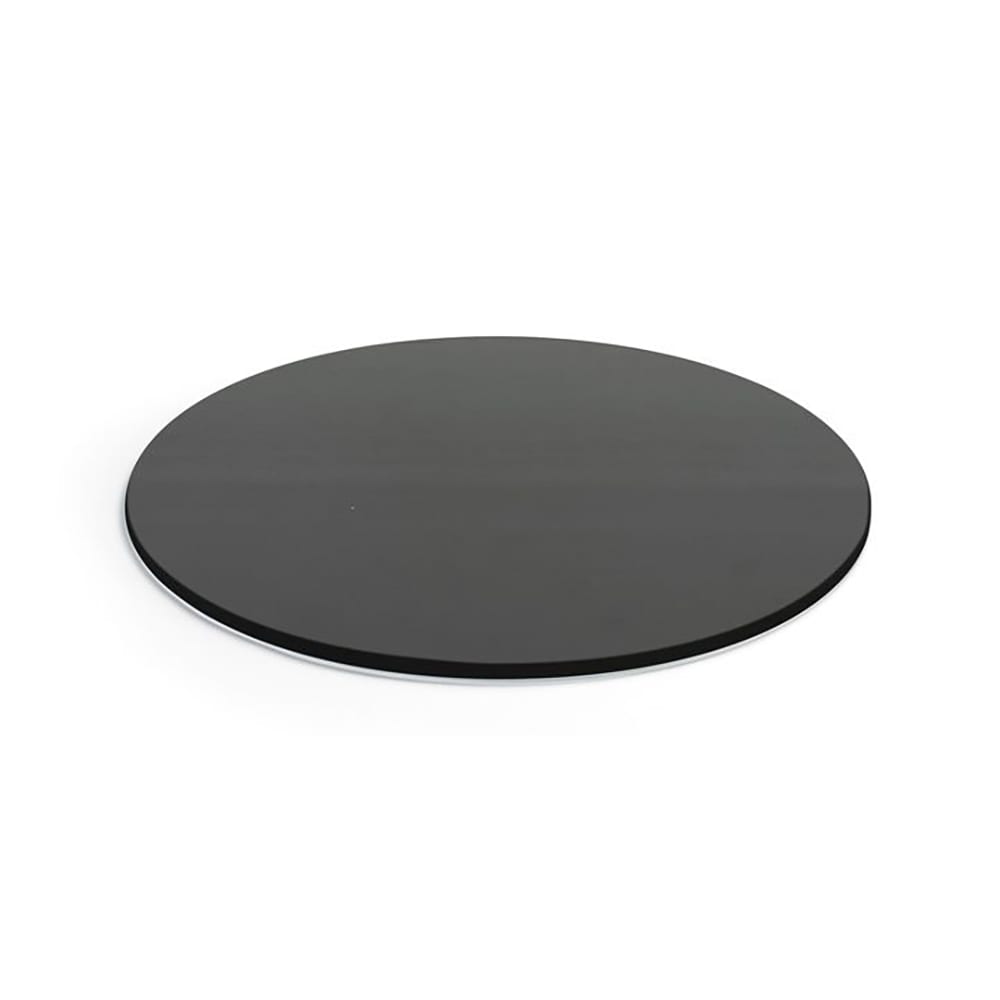 Front of the House 14" Round B³ Buffet Building Blocks® Buffet Board - Bamboo, Black (BHO058BKB20)