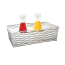 Front of the House Rectangular Ice Housing / Pan Set- 20 3/4" x 12 3/4" x 6", Iron, Patina (BHO059PTI20) thumbnail 2