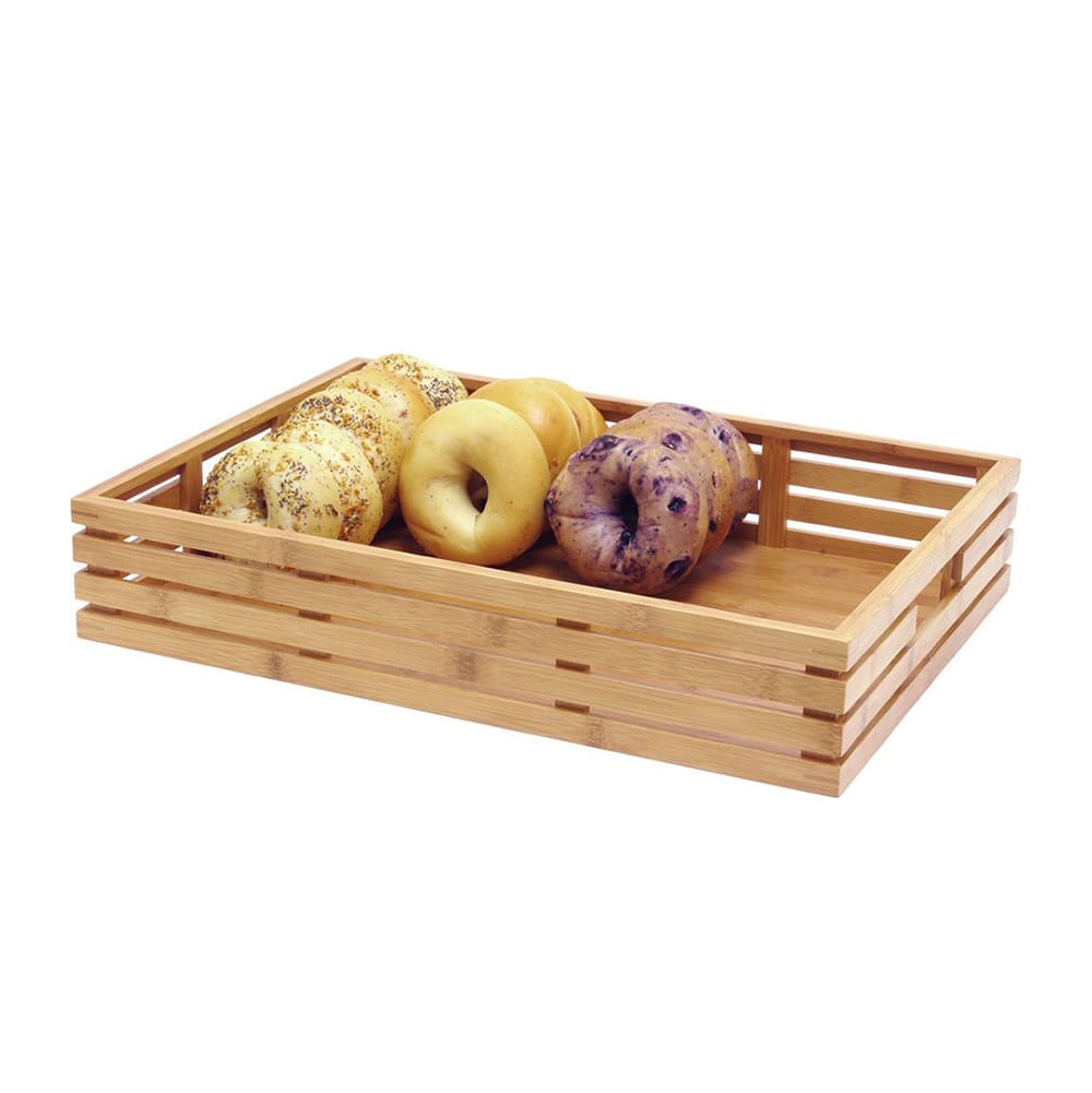 Front of the House Rectangular Basket w/ Handles - 21" x 13" x 3 3/4", Bamboo (BHO063BBB20)