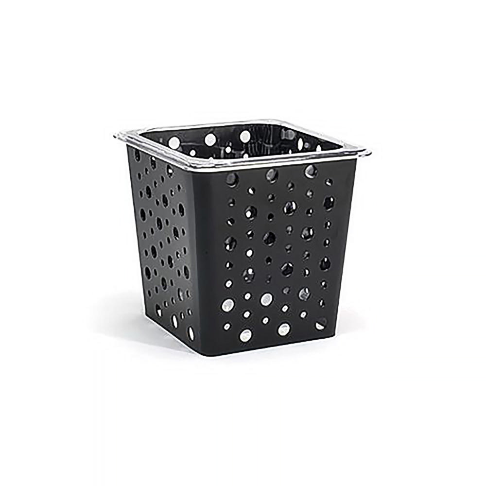 Front of the House Rectangular Ice Housing - 7" x 6 1/2" x 6", Iron, Matte Black (BHO072BKI21)