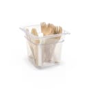 Front of the House Flatware Divider Insert - 6 1/2" x 6 1/2" x 3 3/4", Plastic (BHO077FRT21) thumbnail 2