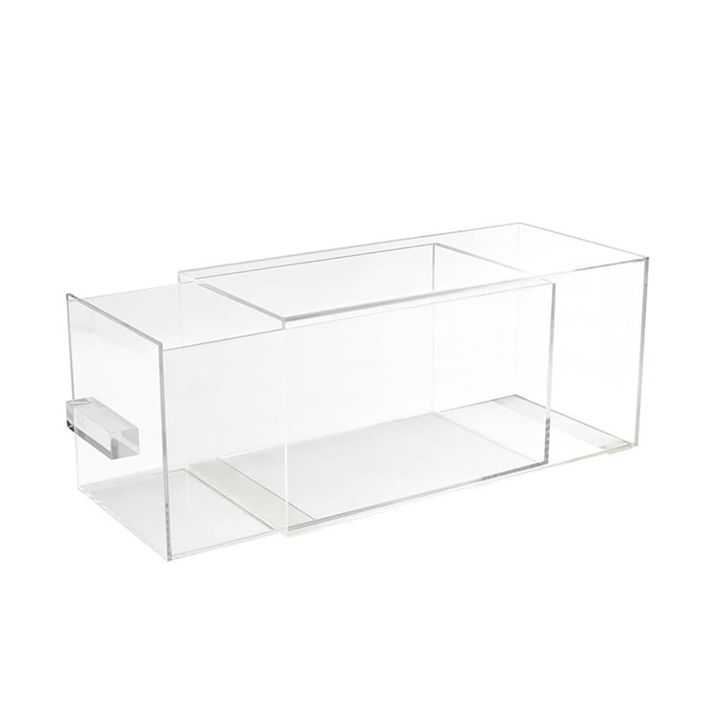 Front of the House Rectangular B³ Buffet Building Blocks® Drawer Display - 5 3/4" x 12 1/2", Acrylic (BHO079CLT20)