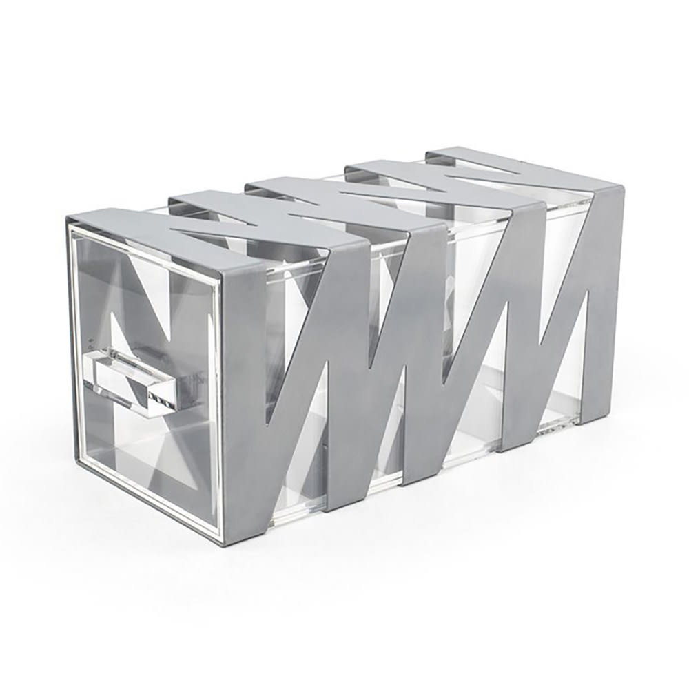 Front of the House Rectangular B³ Buffet Building Blocks® Drawer Display - 6 1/4" x 13", Acrylic/ Iron (BHO085SII20)