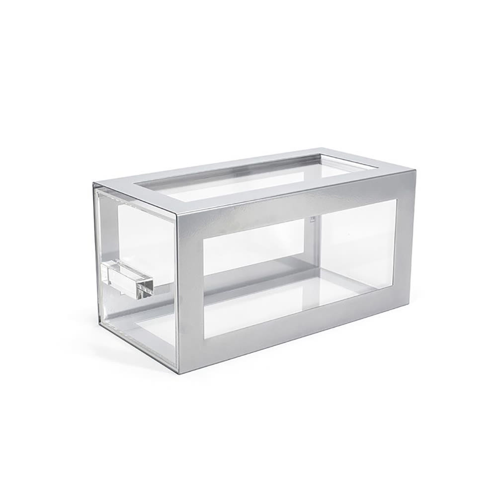 Front of the House Rectangular B³ Buffet Building Blocks® Drawer Display Set - 6 1/4" x 13", Acrylic/ Iron (BHO123BCI20)