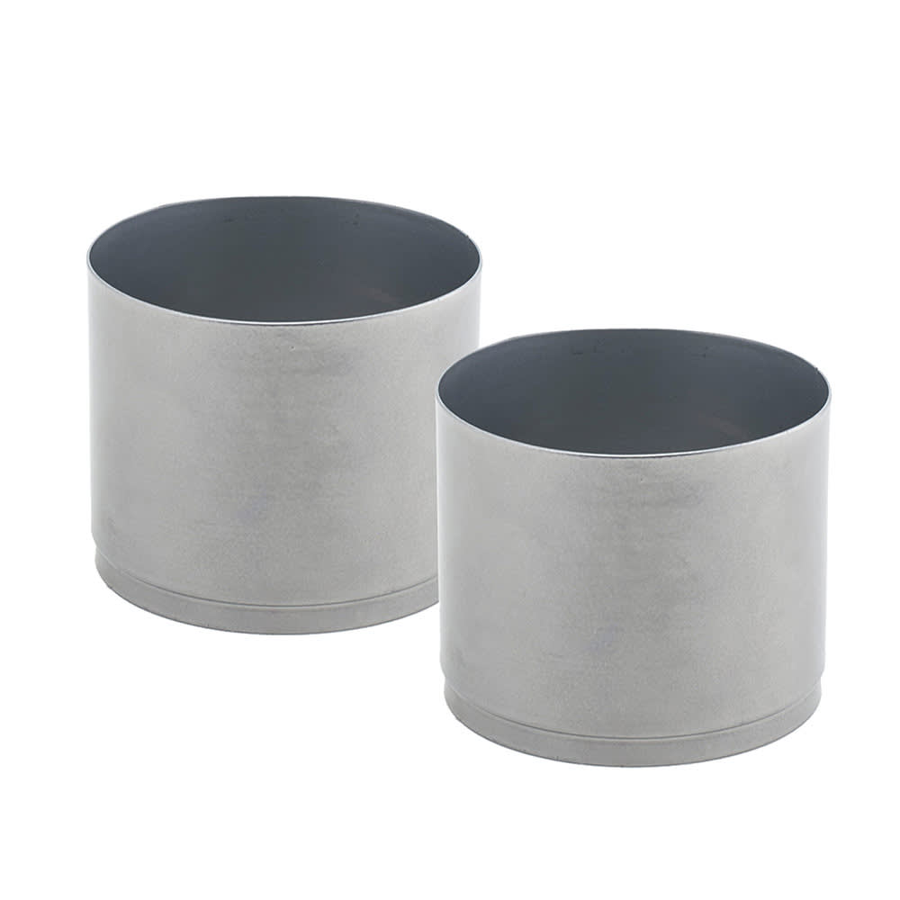 Front of the House 2 Piece B³ Buffet Building Blocks® Fuel Cell Riser Set - 3 1/4"H, Iron, Silver (BRI012SII28)