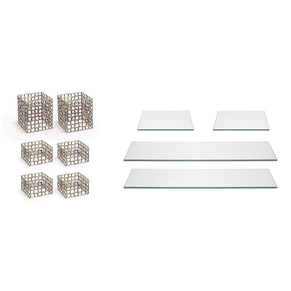Front of the House 10 Piece B³ Buffet Building Blocks® Riser Set - Glass/ Copper (BST040MUM28)