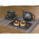 Front of the House 15 oz Spiral® Teapot - Porcelain, Black (BTP002BKP12) thumbnail 2