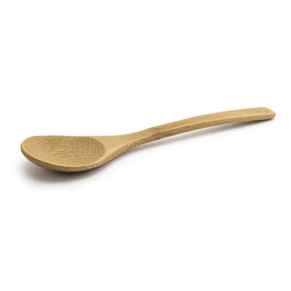 Front of the House 6 1/2" Solid Serving Spoon - Bamboo (BUT012BBB93)