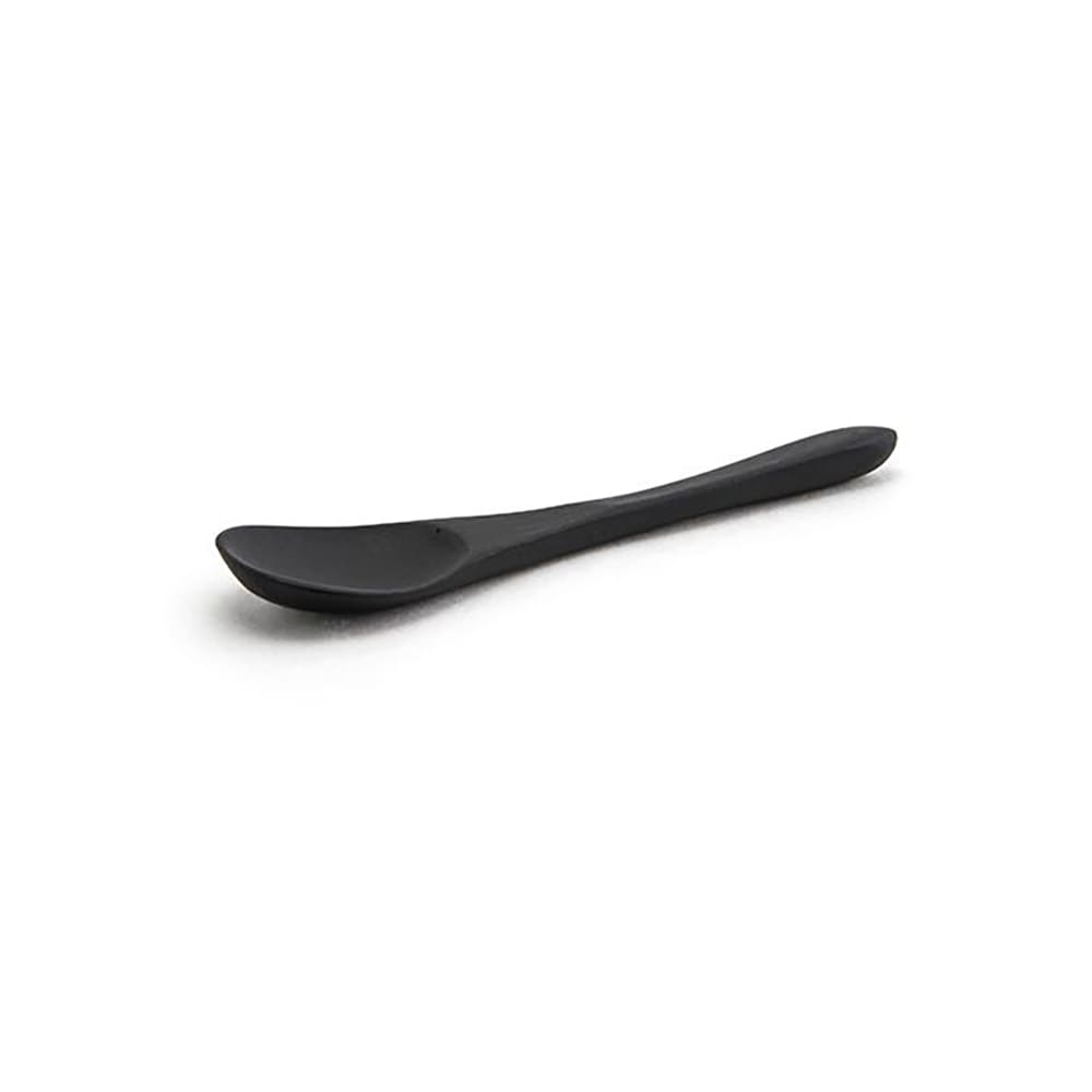 Front of the House 3 1/2" Solid Serving Spoon - Bamboo, Black (BUT017BKB94)