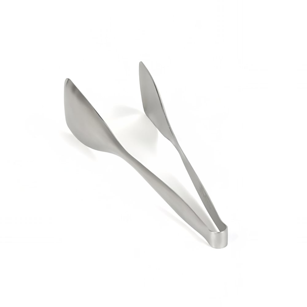 Front of the House 9"L Brushed Stainless Tongs, Silver (BUT026BSS22)