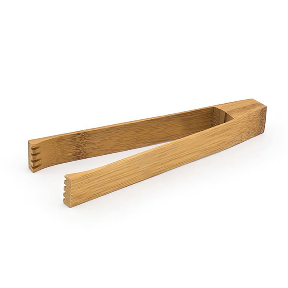Front of the House 7 1/4" Bamboo Ice Tongs (BUT028BBB23)