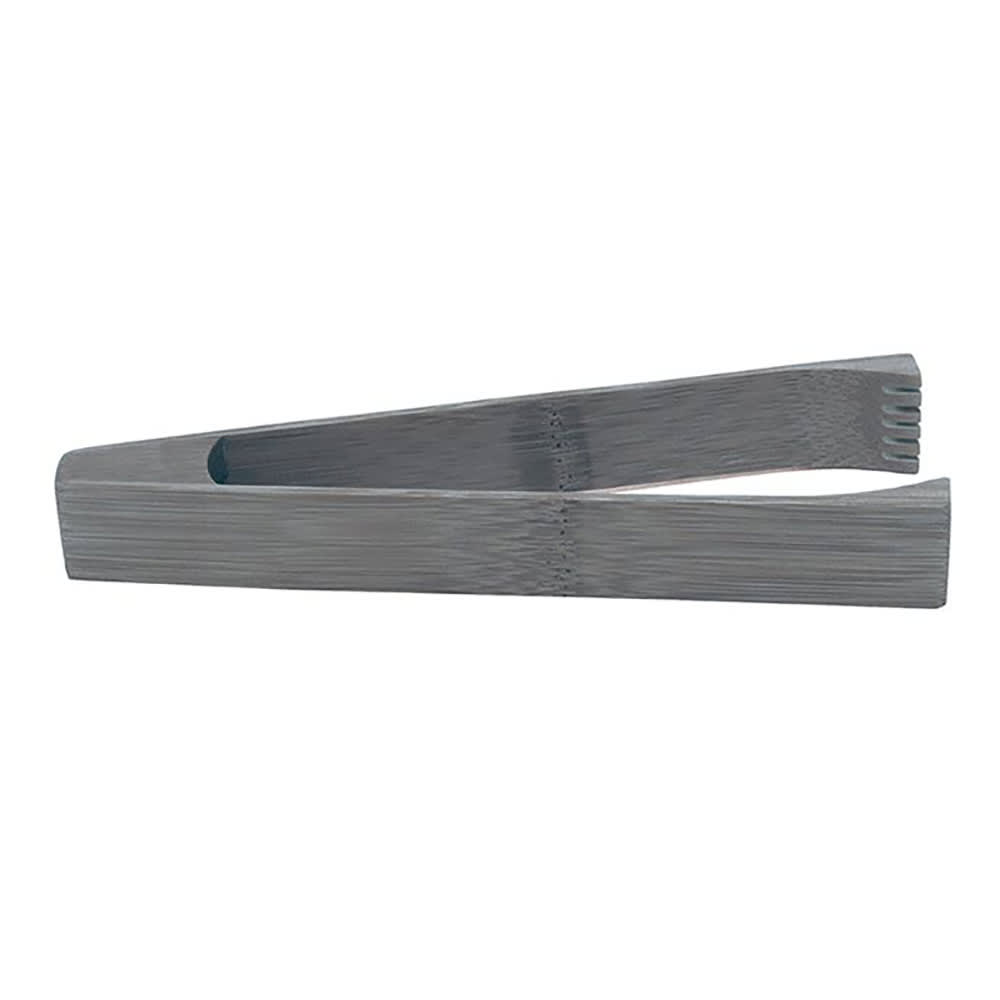 Front of the House 7 1/4" Bamboo Ice Tongs, Smoke (BUT028GYB23)