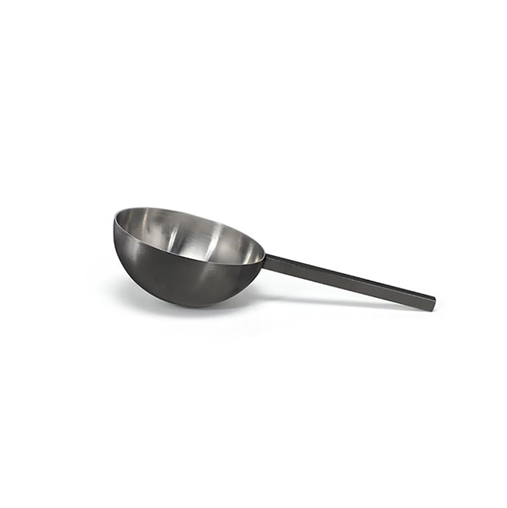 Front of the House 2 1/2 oz Tokyo Round Ice Scoop - Stainless Steel (BUT032BKS23)