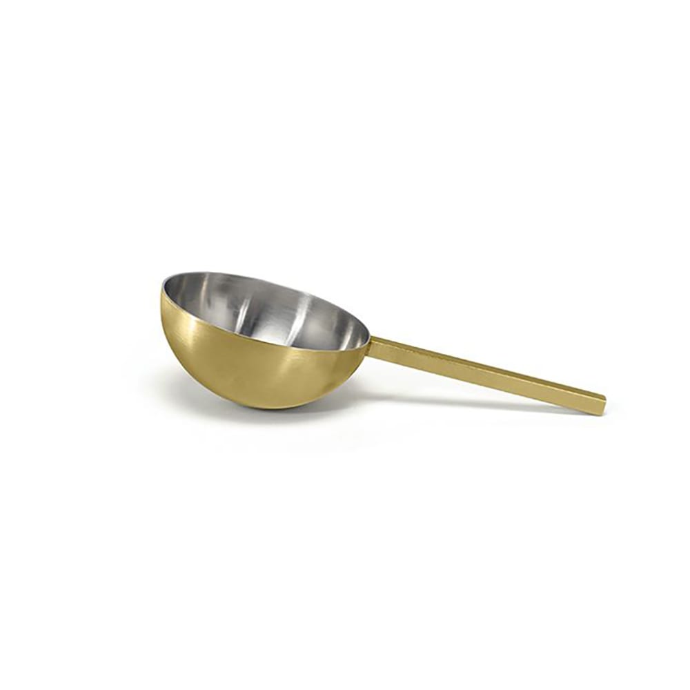 Front of the House 2 1/2 oz Tokyo Round Ice Scoop - Stainless Steel (BUT032GOS23)