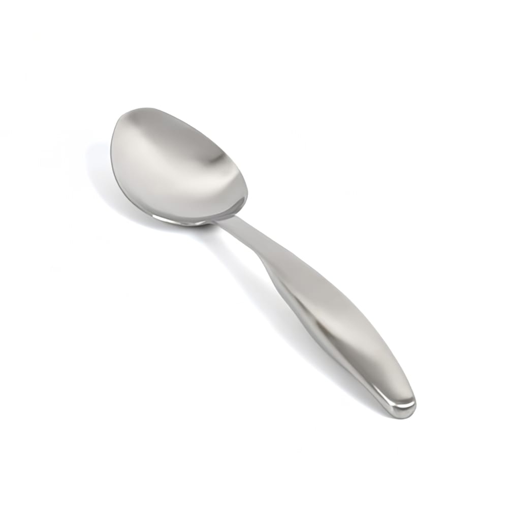 Front of the House 10 1/4" Brushed Stainless Slotted Serving Spoon, Silver (BUT037BSS23)