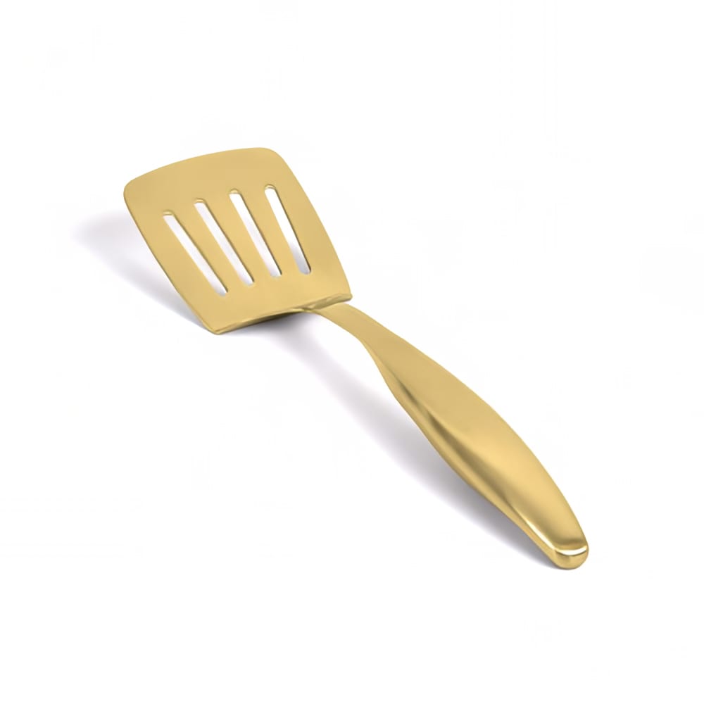 Front of the House 10 1/4" Brushed Stainless Slotted Turner, Matte Brass (BUT038GOS23)