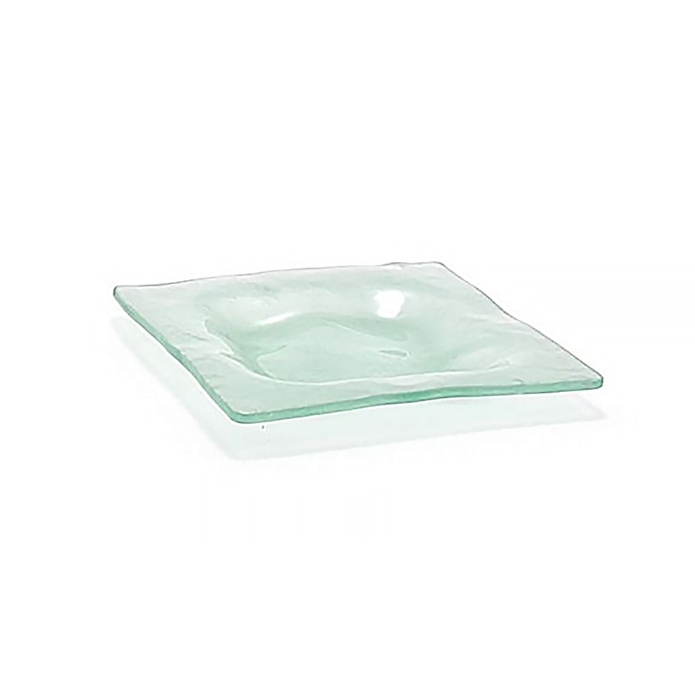 Front of the House 6" Square Arctic™ Dinner Plate - Glass, Frosted (DAP003FRG23)
