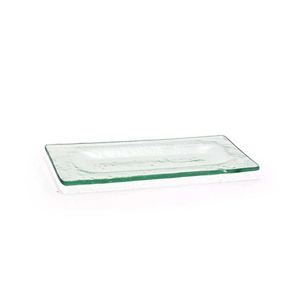 Front of the House Rectangular Arctic™ Dinner Plate - 8" x 4", Glass (DAP004CLG23)