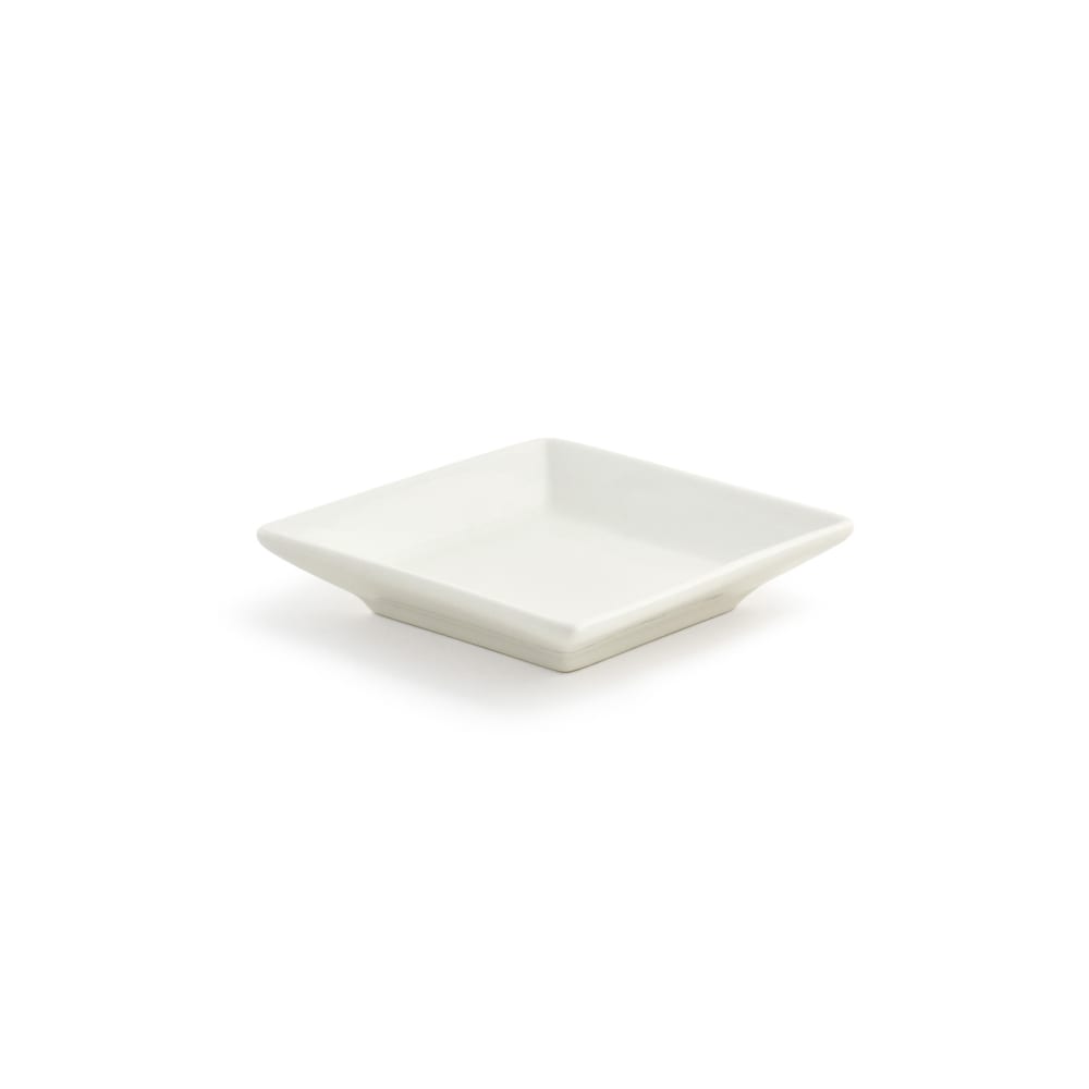 Front of the House 3 1/2" Square Catalyst®Kyoto® Dish - Porcelain, White (DAP039BEP23)