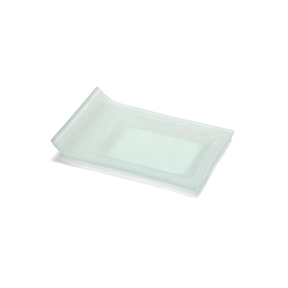 Front of the House Rectangular Sampler™ Plate - 5 1/2" x 3 3/4", Glass, Frosted (DAP041FRG23)