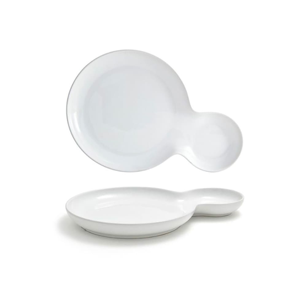 Front of the House 10" Round Bento™ Plate - Porcelain, White (DAP051WHP22)