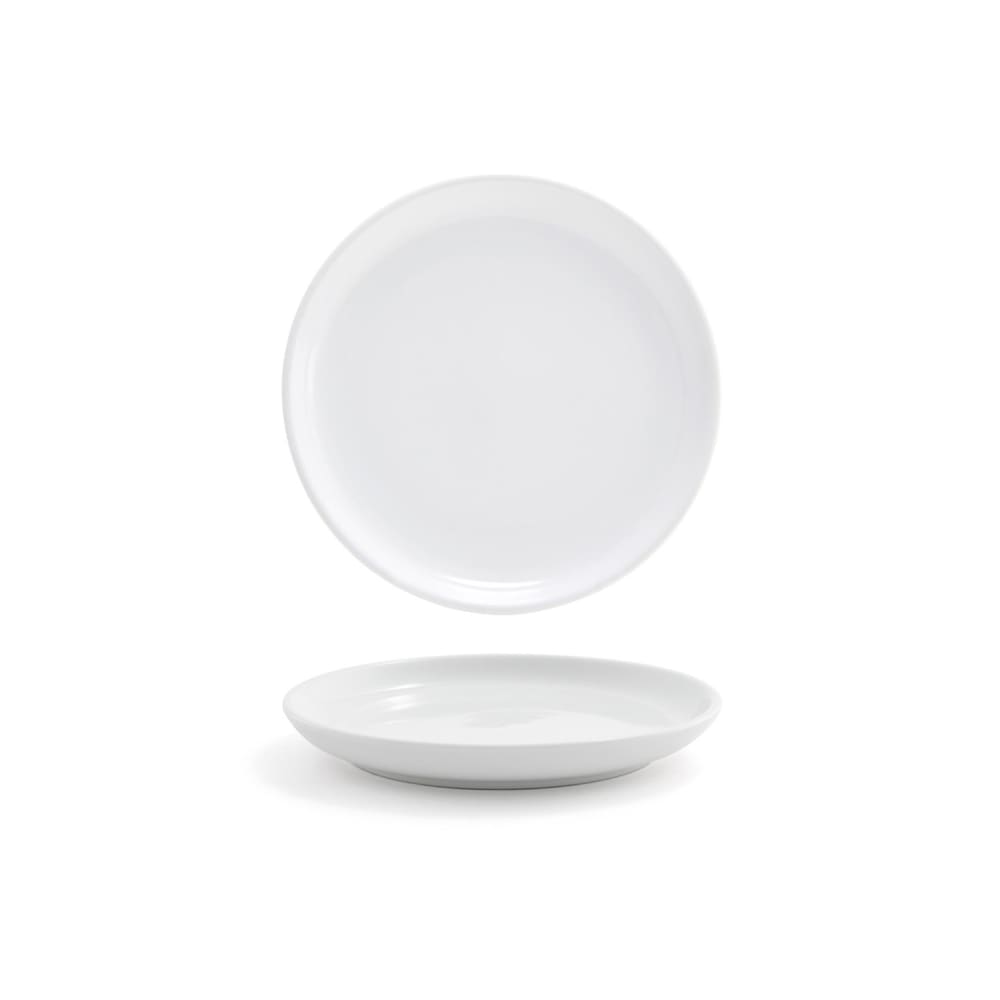 Front of the House 6 1/4" Round Harmony™ Plate - Porcelain, White (DAP056WHP23)