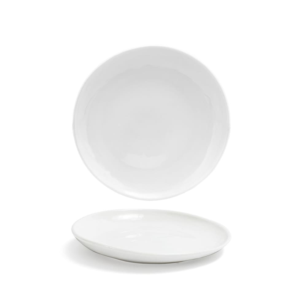 Front of the House 6" Round Kiln® Plate - Porcelain, White (DAP076WHP23)