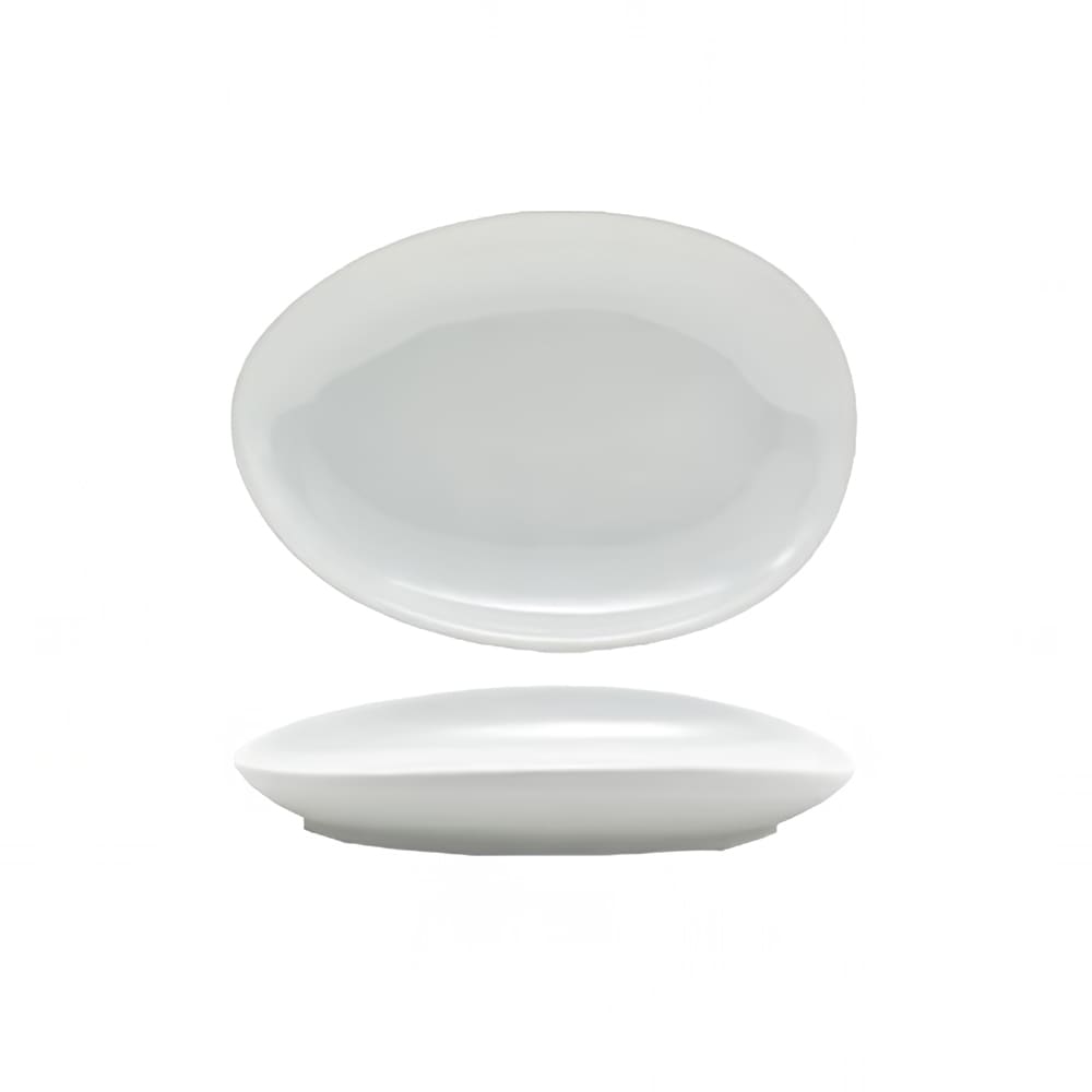 Front of the House Oval Tides™ Plate - 5 1/2" x 4", Porcelain, White (DAP077WHP23)