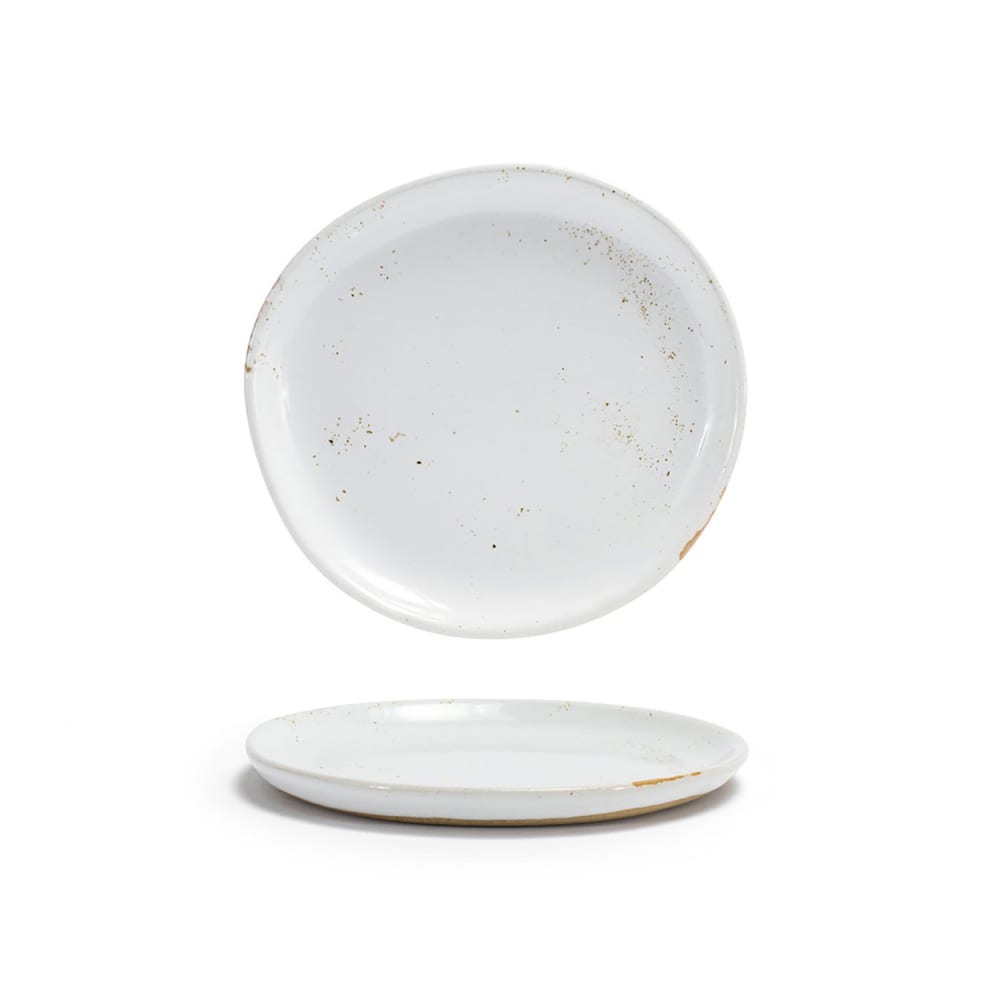 Front of the House 6" Round Artefact™ Plate - Porcelain, Ash (DAP082BEP23)
