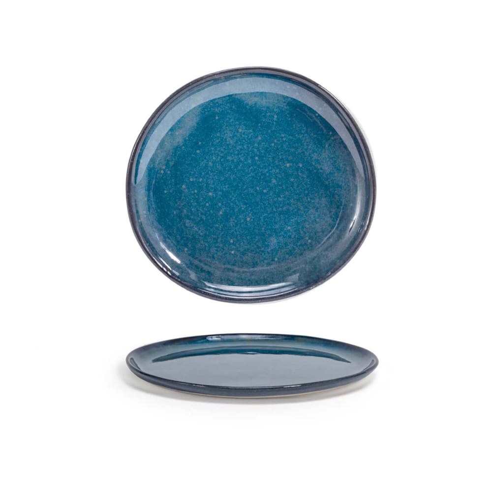Front of the House 6" Round Artefact™ Plate - Porcelain, Indigo (DAP082BLP23)