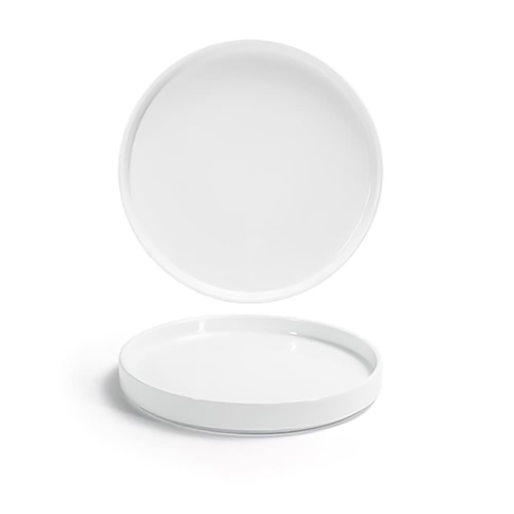 Front of the House 6 1/2" Round Soho Plate - Porcelain, White (DAP085WHP23)