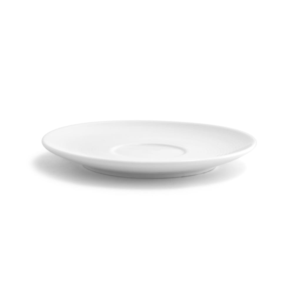 Front of the House 6" Round Spiral® Saucer - Porcelain, White (DBB003WHP23)