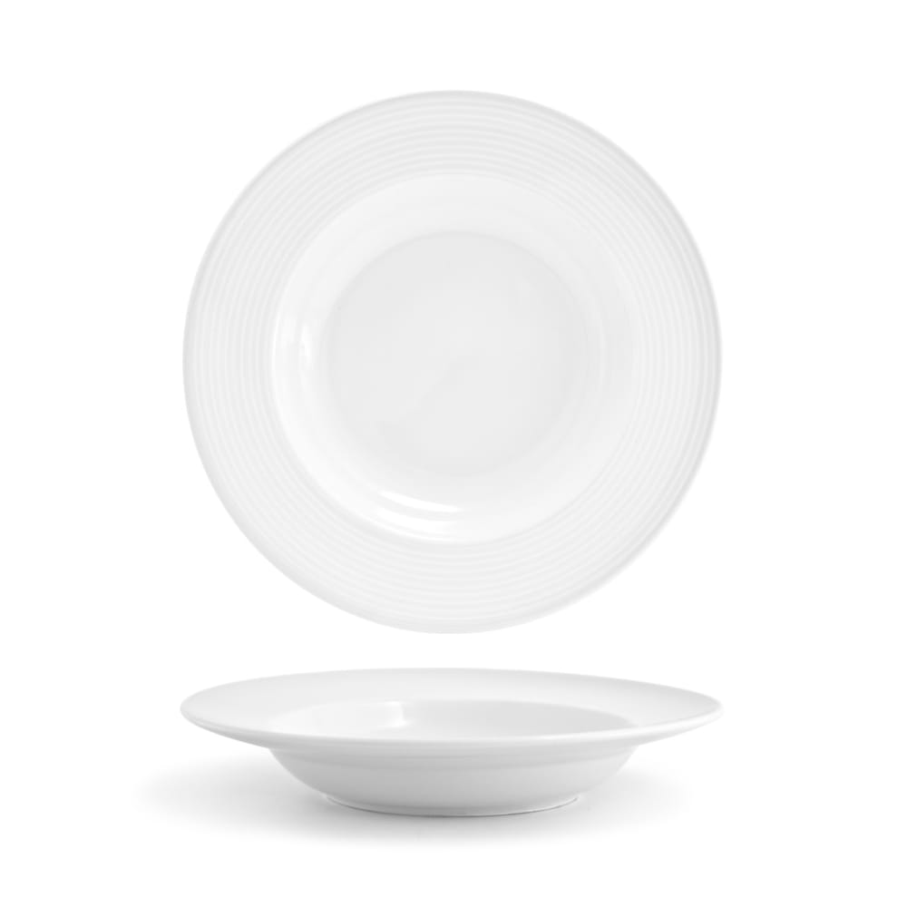 Front of the House 14 oz Round Spiral® Bowl - Porcelain, White (DBO032WHP22)