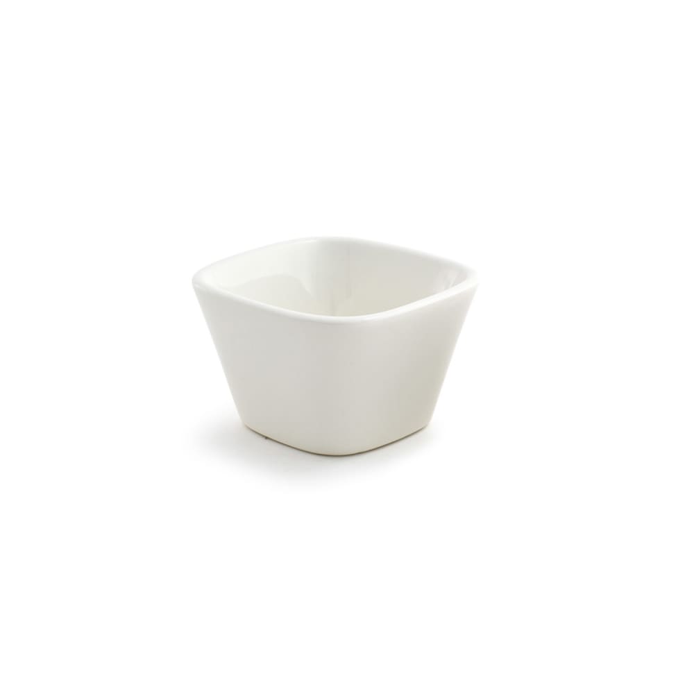 Front of the House 7 oz Square Catalyst® Mod® Bowl - Porcelain, White (DBO047BEP23)