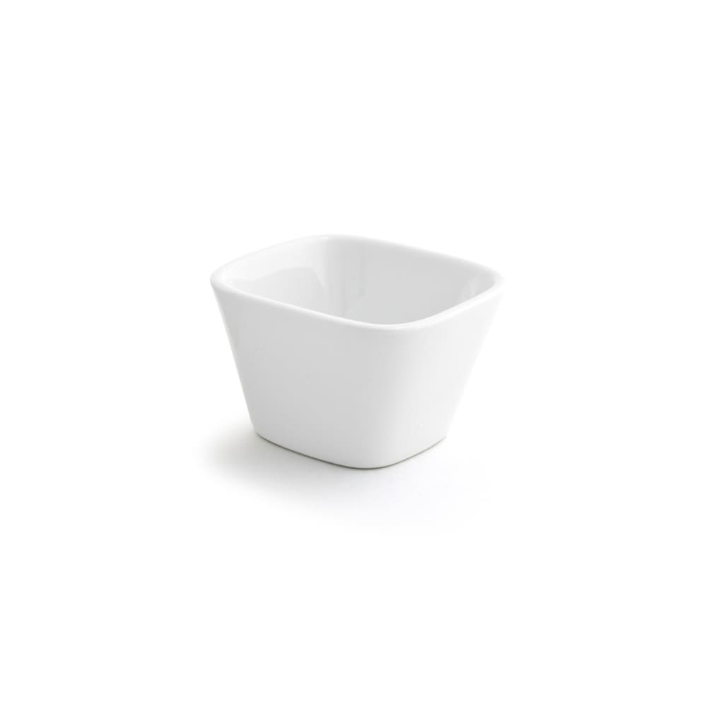 Front of the House 7 oz Square Catalyst® Mod® Bowl - Porcelain, White (DBO047WHP23)