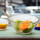 Front of the House 80 oz Round Kaleidoscope® Serving Bowl - Glass, Clear (DBO050CLG21) thumbnail 2