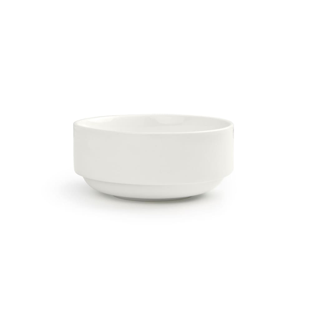 Front of the House 18 oz Round Catalyst® Bowl - Porcelain, White (DBO052BEP23)