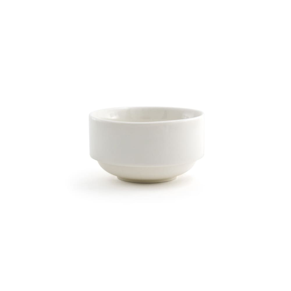 Front of the House 9 oz Round Catalyst® Bouillon Bowl - Porcelain, White (DBO054BEP23)