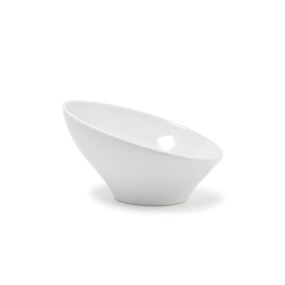Front of the House 14 oz Round Slanted Bowl - Porcelain, White (DBO056WHP22)