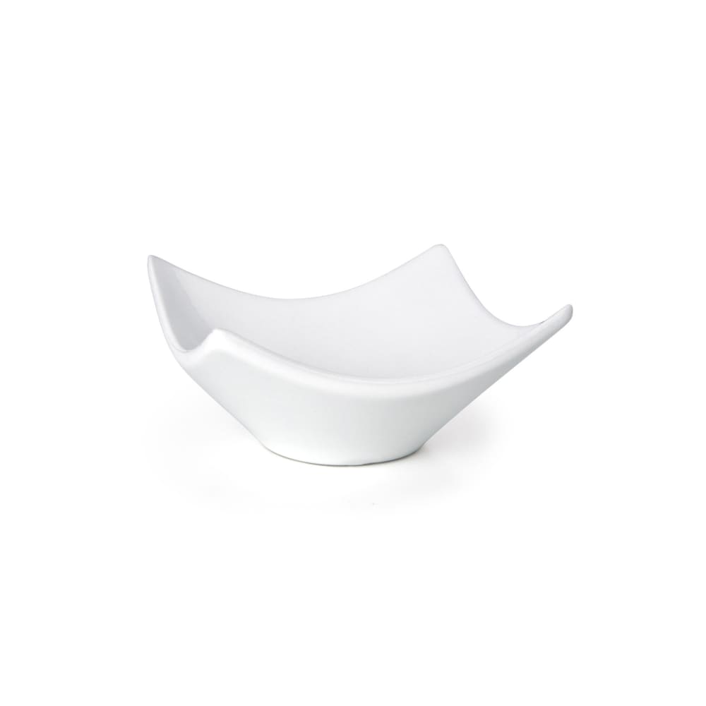 Front of the House 7oz Square Origami® Bowl - Porcelain, White (DBO072WHP22)