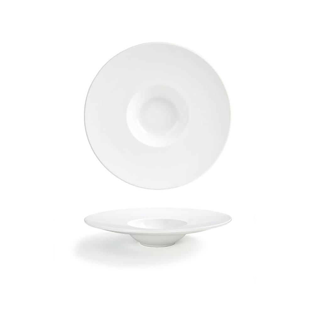 Front of the House 3 1/2 oz Round Monaco Bowl - Porcelain, White (DBO077WHP23)